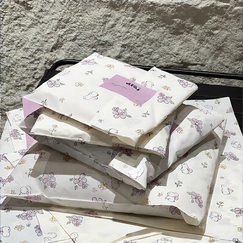 Frosted Flat-Seal Plastic Packaging Bag