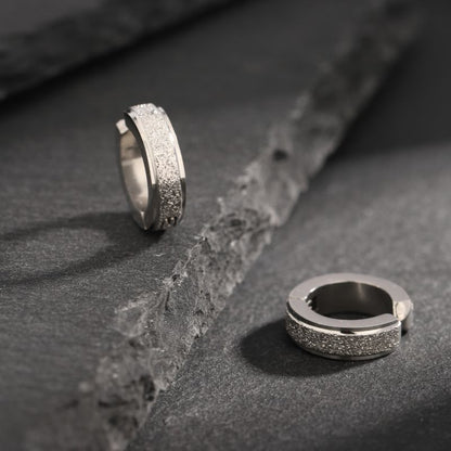 Frosted Geometric Ear Clip