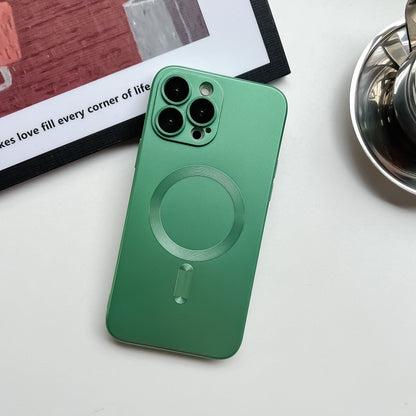 Frosted magnetic suction phone case