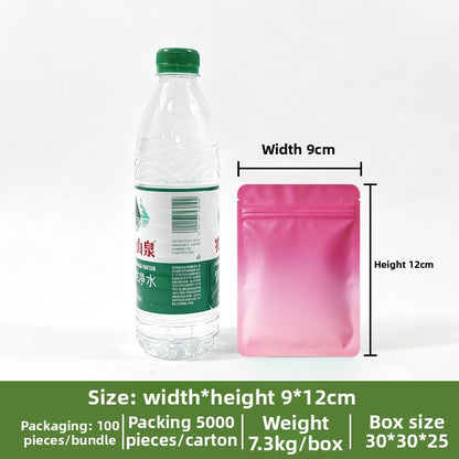 Frosted Opaque Ziplock Packaging Bags