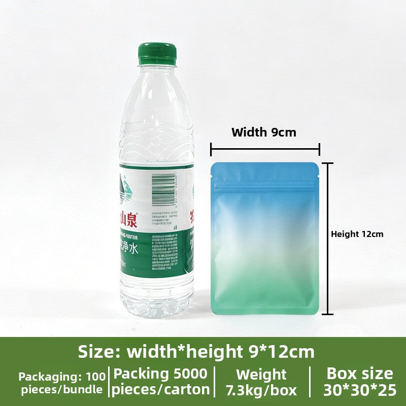 Frosted Opaque Ziplock Packaging Bags