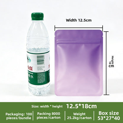 Frosted Opaque Ziplock Packaging Bags
