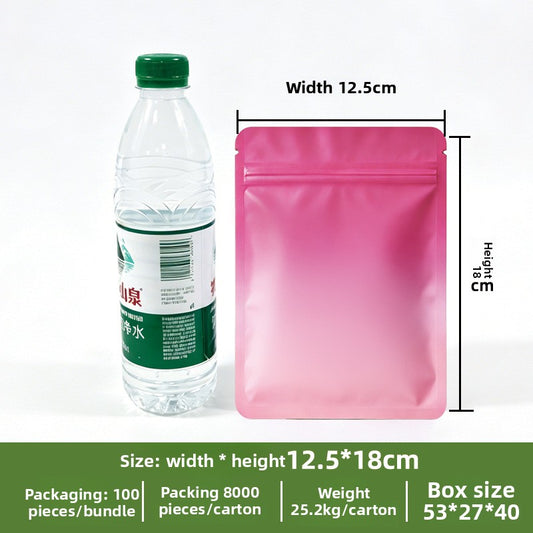 Frosted Opaque Ziplock Packaging Bags
