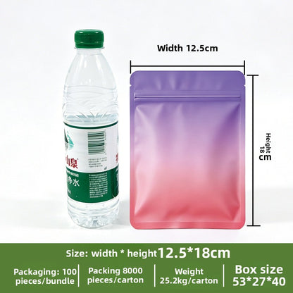 Frosted Opaque Ziplock Packaging Bags