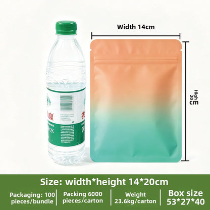 Frosted Opaque Ziplock Packaging Bags