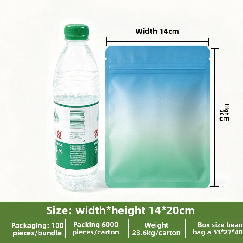 Frosted Opaque Ziplock Packaging Bags