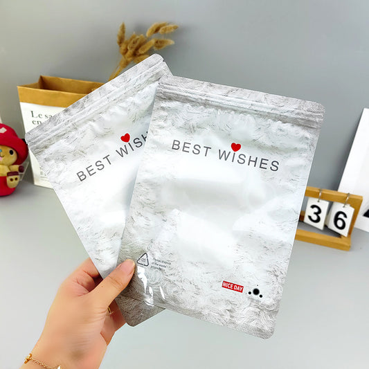 Frosted Opaque Ziplock Packaging Bags