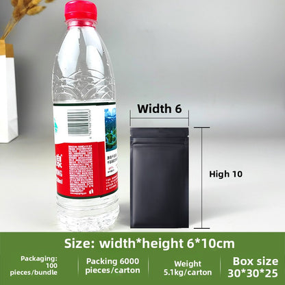 Frosted Opaque Ziplock Packaging Bags