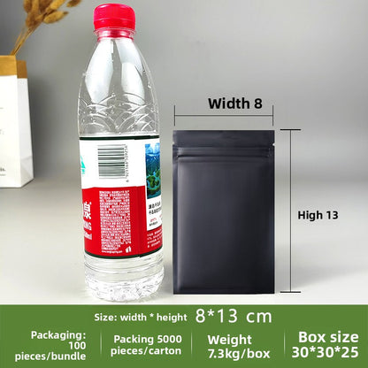 Frosted Opaque Ziplock Packaging Bags