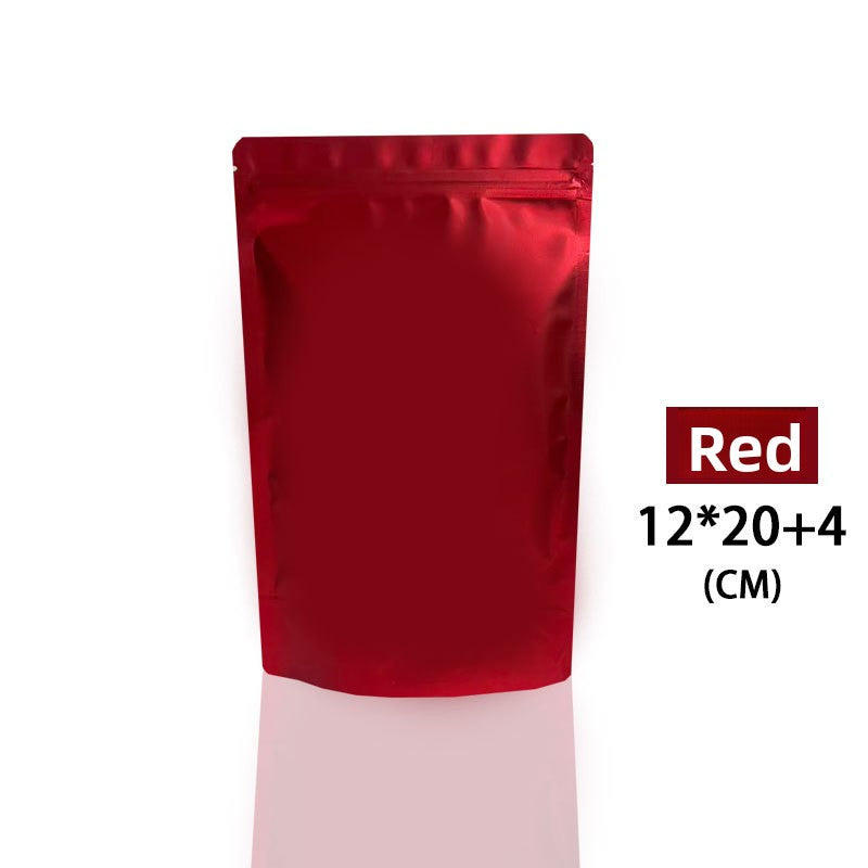 Frosted Self-Sealing Stand Up Aluminum Bags