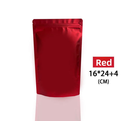 Frosted Self-Sealing Stand Up Aluminum Bags
