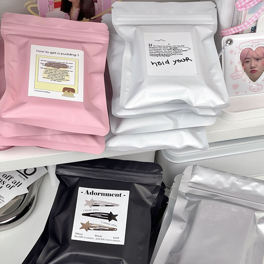Frosted Slider Sealing Bags