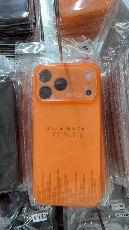Frosted Thin Transparent Phone Case
