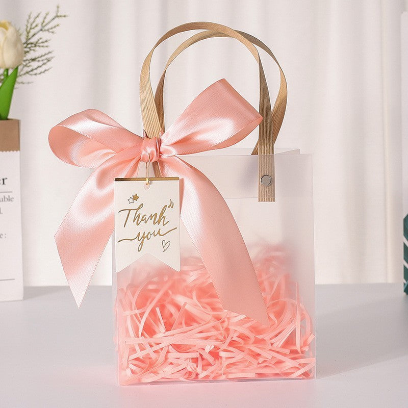 Frosted Transparent Gift Handbag