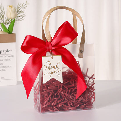 Frosted Transparent Gift Handbag