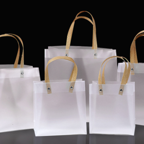 Frosted Transparent PP Tote Bag