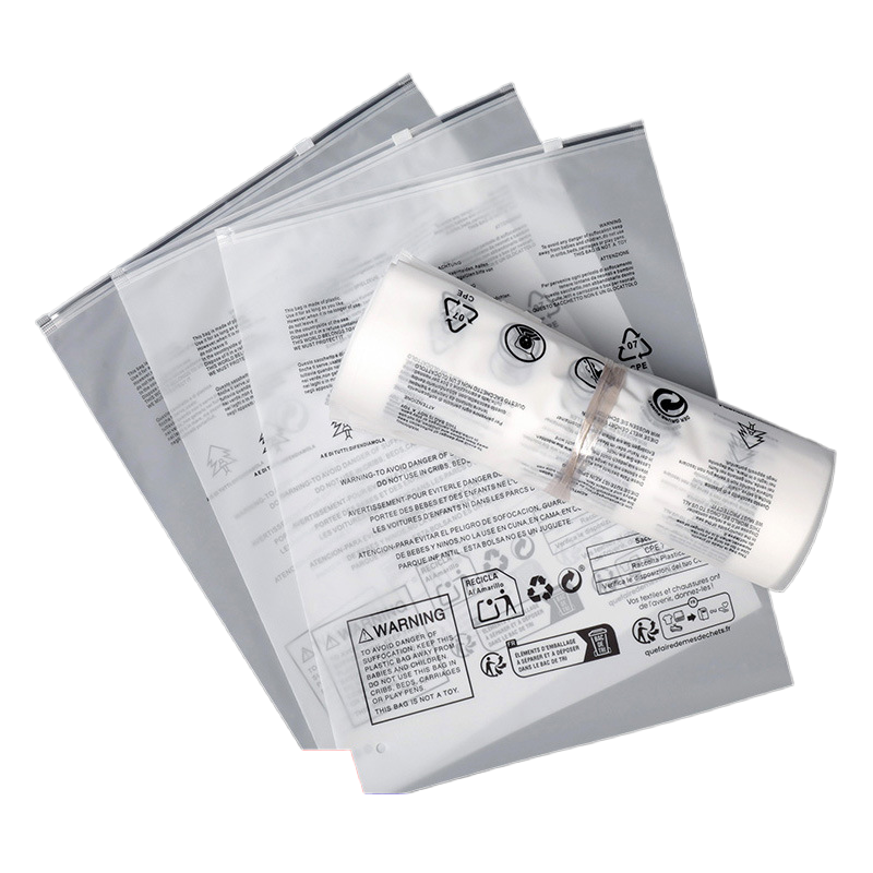 Frosted Zipper Bag Double-Sided 20C