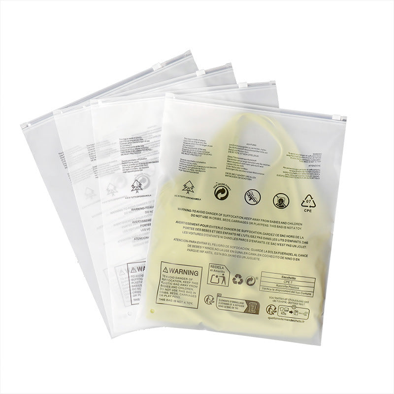 Frosted Zipper Bag Double-Sided 20C