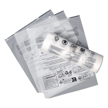 Frosted Zipper Bag