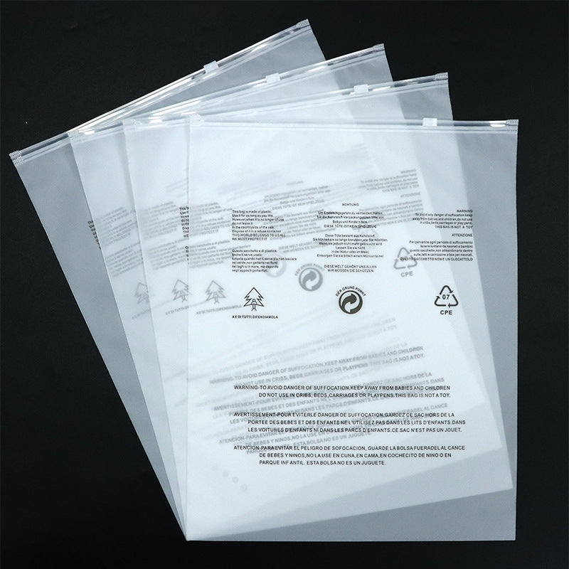 Frosted Zipper Bag