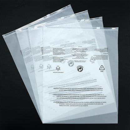 Frosted Zipper Bag