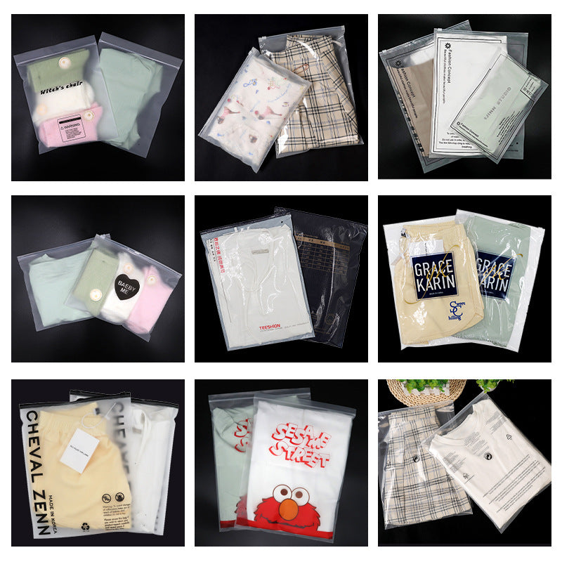 Frosted Zipper Bag