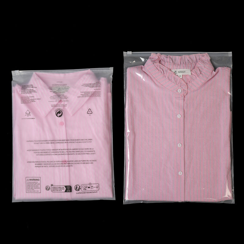 Frosted Zipper Bag