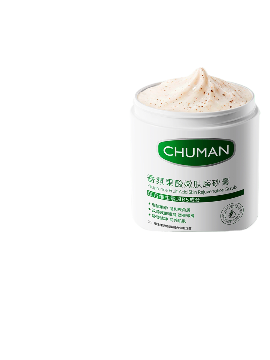 Fruit acid scrub