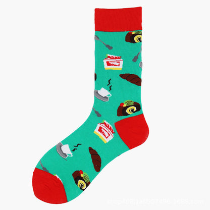 Fruit food socks