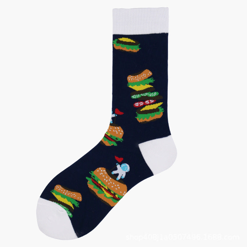 Fruit food socks