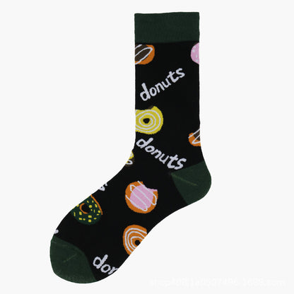Fruit food socks