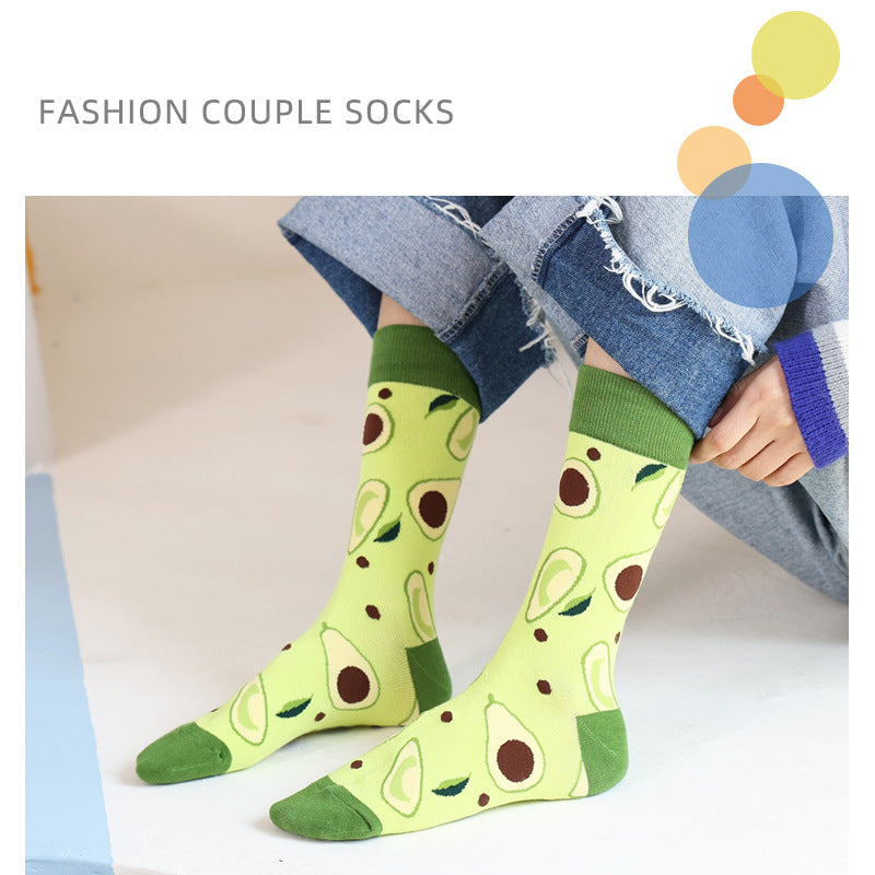 Fruit food socks