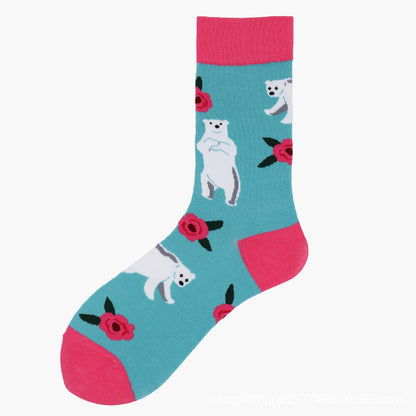 Fruit food socks