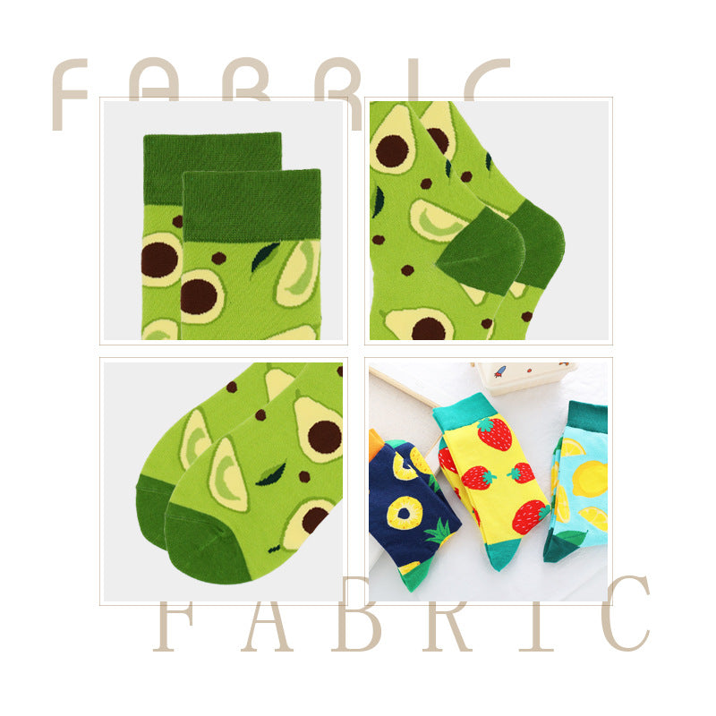 Fruit food socks
