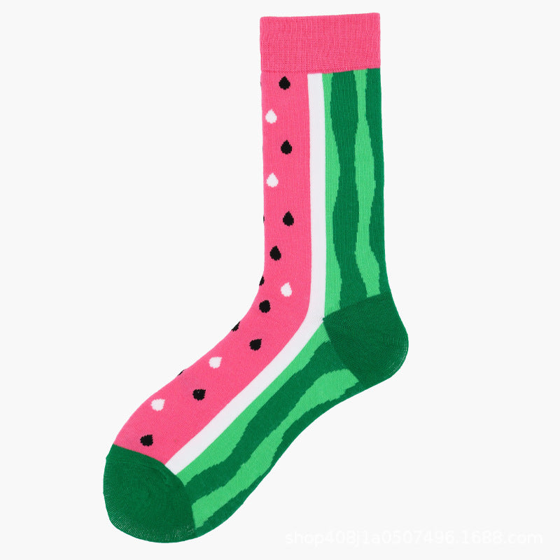 Fruit food socks