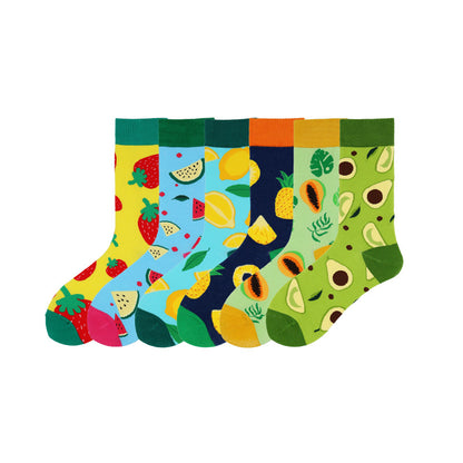 Fruit food socks