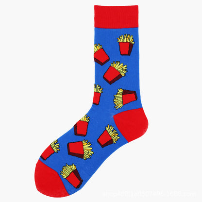 Fruit food socks