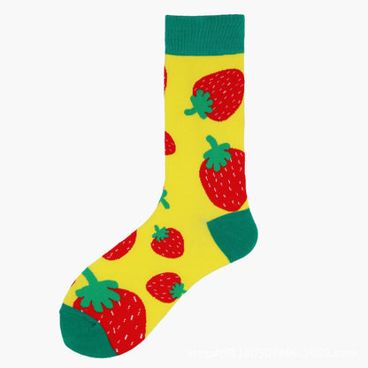 Fruit food socks
