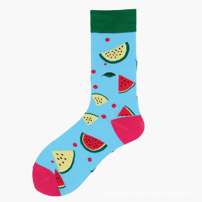 Fruit food socks