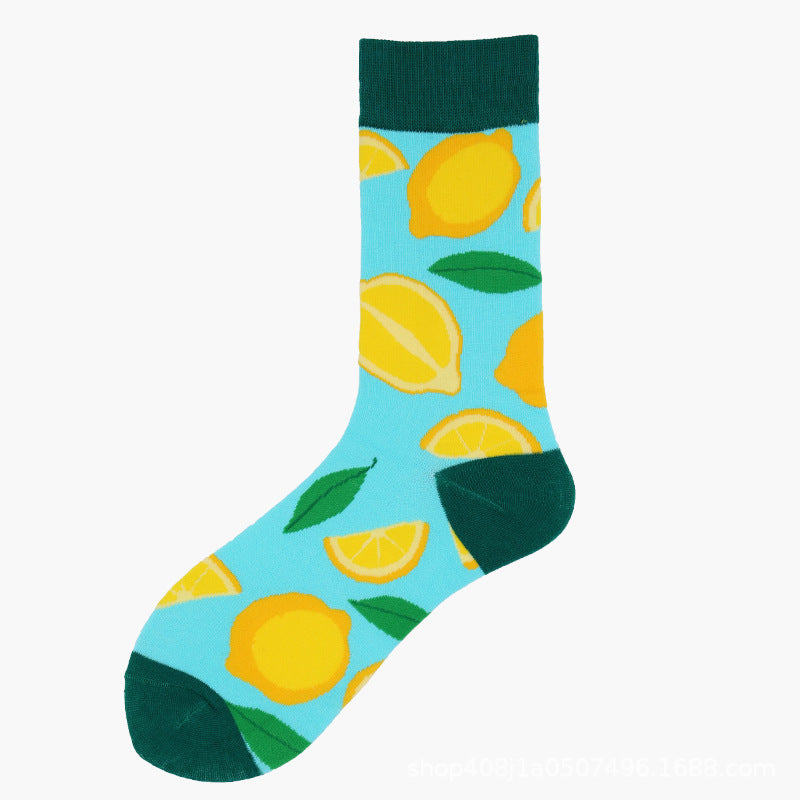 Fruit food socks