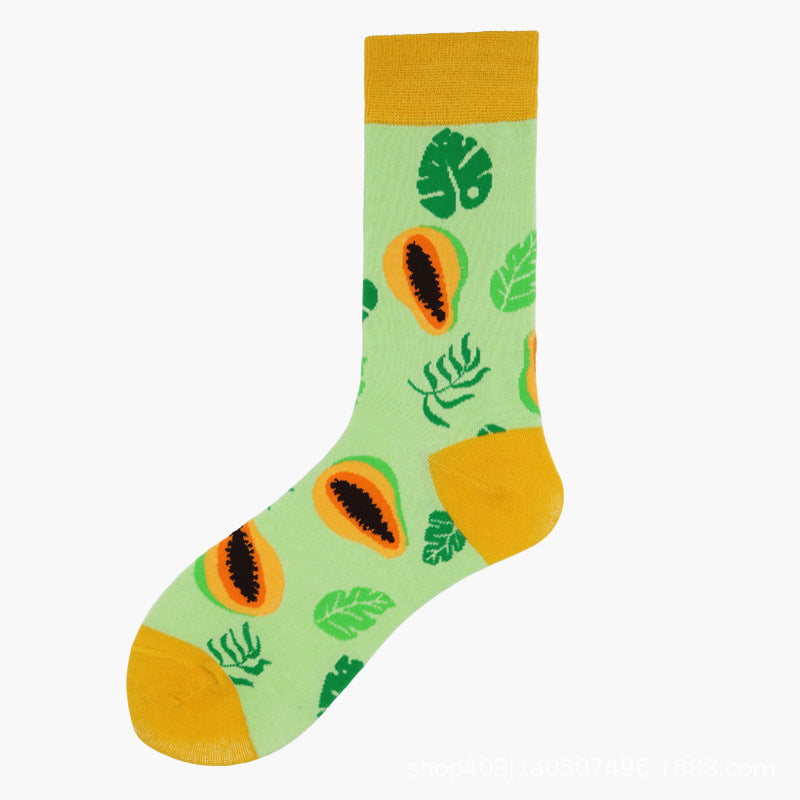 Fruit food socks