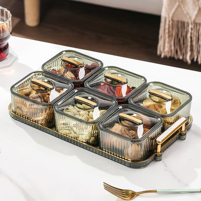 Fruit platter with lid