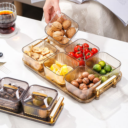 Fruit platter with lid
