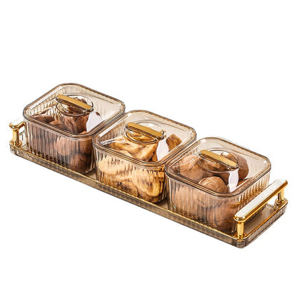 Fruit platter with lid