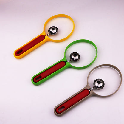 Fruit spoon set with pit remover