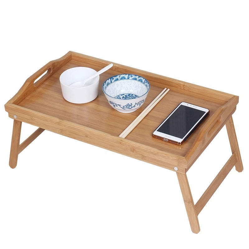 Fruit Tray Table with Bamboo Tray