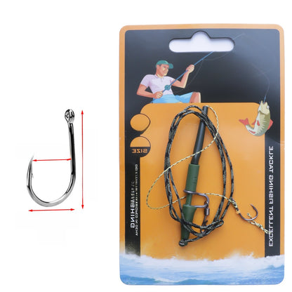 FTK Ronnie Fishing Hooks Set for European Carp Fishing