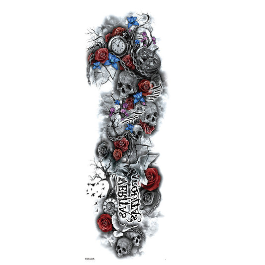 Full arm tattoo stickers