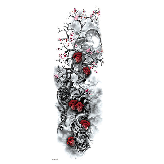 Full arm tattoo stickers