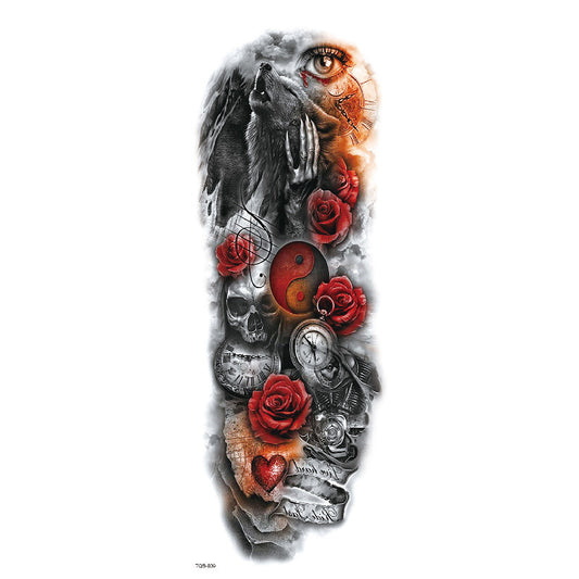 Full arm tattoo stickers